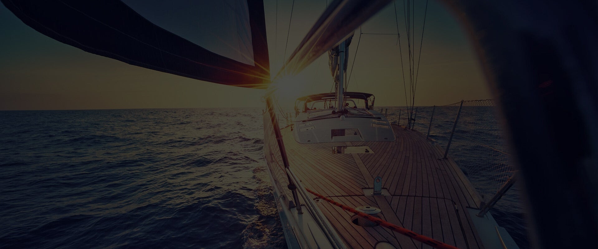 Boat cruising the Adriatic near Tisno, Croatia